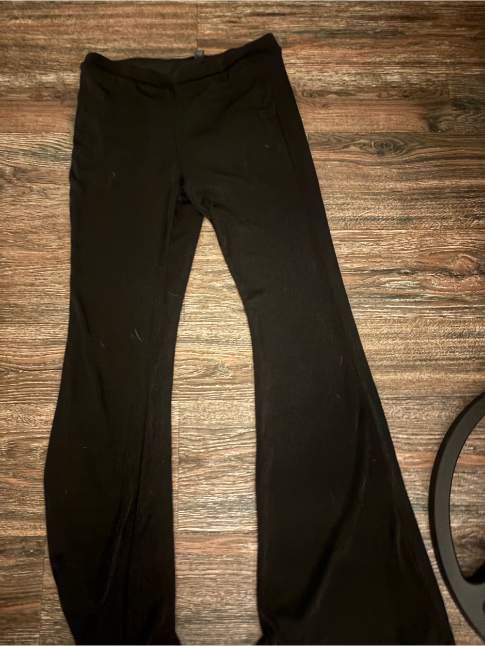 Women's Black Flare Pants - Classic Stretch